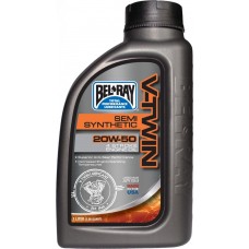 Олива моторна Bel-Ray V-TWIN SEMI-SYNTHETIC [1л], 20w-50