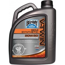 Олива моторна Bel-Ray V-TWIN SEMI-SYNTHETIC [4л], 20w-50