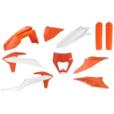 Пластик Polisport ENDURO kit - KTM (20-) [Orange/White], KTM