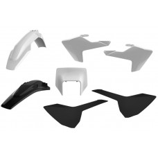 Пластик Polisport ENDURO kit - Husqvarna (17-) [White/Black], Husqvarna