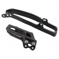Polisport Chain guide + swingarm slider - Kawasaki [Black]