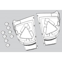 LEATT GPX 5.5 Boot Shin plate kit [White], 11