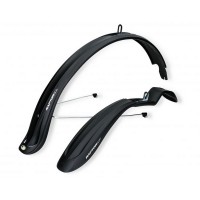 Комплект крил 24 "-28" SIMPLA Raptor SDL + stay, з металевими дугами, чорні Комплект крил 24 "-28" SIMPLA Raptor SDL + stay, з металевими дугами, чорні