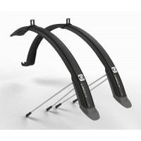 Комплект крил 28" SIMPLA Ubiquit SDS 45mm, з бризковиками, чорні
