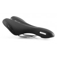 Сідло Selle Royal Premium OPTICA Athletic, 3D Skingel, оббивка Black Astrale, 280х157мм, 370г, unisex, чорне