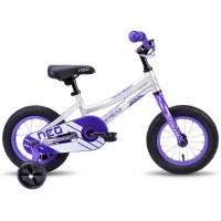 Велосипед 12" Apollo NEO girls фіолетовий/білий Велосипед 12" Apollo NEO girls фіолетовий/білий